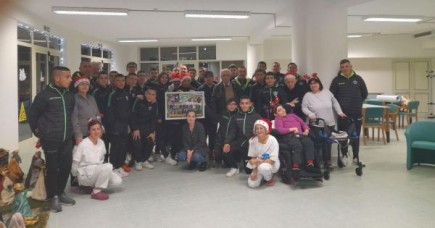 Giovanissimi e Allievi visitano i nostri Super Tifosi